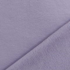 RESTSTCK 49 cm Sweat Stoff French Terry uni, mattes lila (dusty lilac)