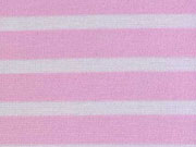 RESTSTÜCK 75 cm Punta di Roma Jersey Streifen, rosa weiß