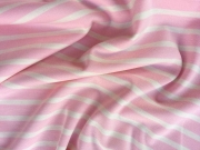 RESTSTCK 75 cm Punta di Roma Jersey Streifen, rosa wei