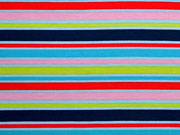 Jersey Streifen (Kombistoff pfel), bunt/hellblau