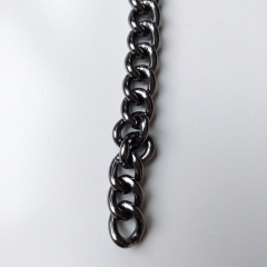 Taschenkette Metall, gunmetal