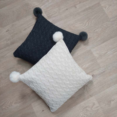 Strickstoff Zopfmuster, natur