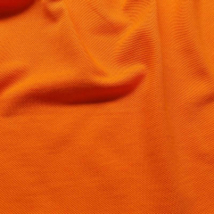 Polo Piqu Stoff Poloshirt Stoff Baumwolle uni, orange