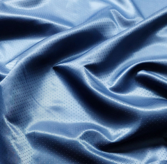 Futterstoff Punkte, mittelblau