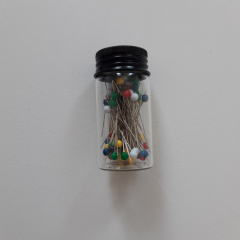 Milward feine bunte Kopfstecknadeln, 0,58x38mm, 75 Stk.
