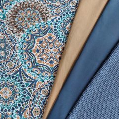 Baumwolltwillstoff mit Stretch, camel