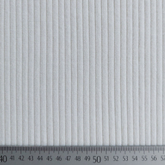 Strickstoff Rippenstrick Classic Look - cremewei