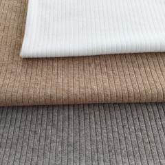 Strickstoff Rippenstrick Classic Look - cremewei