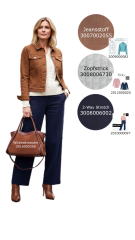 Hosenstoff 2-Way Stretch Wool Touch, dunkelblau