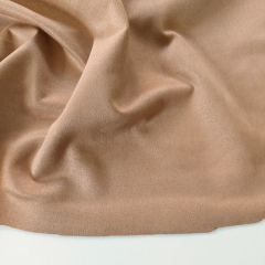 elastisches Wildleder Imitat Fake Suede, camel