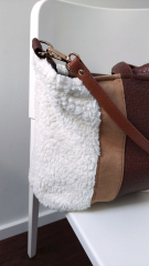 elastisches Wildleder Imitat Fake Suede, camel