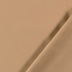 Softshell Stoff Jackenstoff Fleeceabseite uni, camel