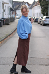 elastisches Wildleder Imitat Fake Suede, dunkelbraun