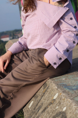 Lyocell Twillstoff uni, matt braun (schlamm)