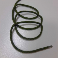 Baumwollkordel Hoodiekordel 6 mm dick, khakigrn