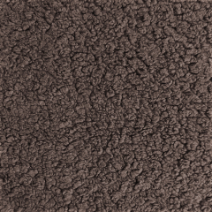 Teddy Boucle Stoff Schafslckchen, braun