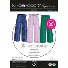 Schnittmuster Uda weite Jogginghose Track Pant ki-ba-doo