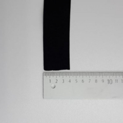 Gummiband Bundgummi 4 cm Meterware, schwarz