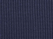 Strickstoff Rippenstrick Baumwolle Halbpatent, dunkelblau