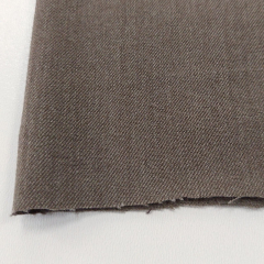RESTSTCK 31 cm Hosenstoff 2-Way Stretch Wool Touch, graubraun meliert