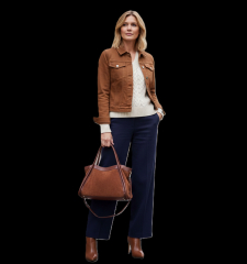 Breitcord Stoff uni, Havanna Braun