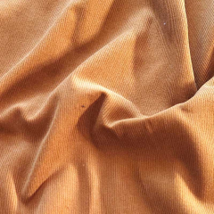 Feincord Stoff Babycord uni, karamell