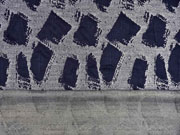 Jerseystoff Strukturjersey grafisches Muster, dunkelblau