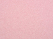 RESTSTÜCK 150 cm French Terry uni (Kombi zu Kronen & Vögel), rosa melange