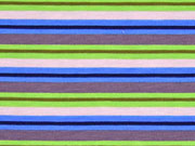 Jersey Streifen, blau grn grau
