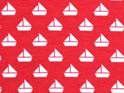 Jersey kleine Segelboote, rot
