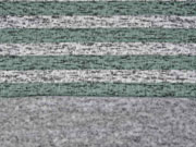 Strickstoff Streifen angeraut, mint grau