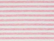 Jerseystoff Streifen garngefrbt angeraut, rosa melange