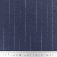 Jersey Stoff Heavy Stretchjersey Nadelstreifen, wei dunkelblau