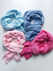 Halstuch Bambus leicht weich uni, rosa