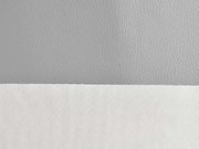 RESTST�CK 50 cm Kunstleder Lederimitat f�r Taschen gepr�gte Optik, Betongrau