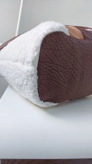 Kunstleder Lederimitat elegante Prgung Taschenherstellung, schokobraun