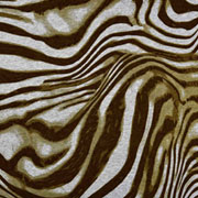 RESTSTÜCK 143 cm Viskose Jersey Stoff  Zebra Muster, grau khaki