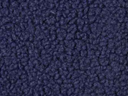 Boucle Stoff Lammfell Optik, dunkelblau