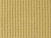 Strickstoff Baumwolle Halbpatent gerippt, beige