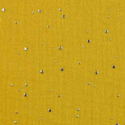 Musselin Double Gauze goldene Punkte, gold ockergelb