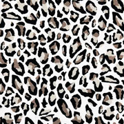 Viskose Jerseystoff Leoparden Muster, braun schwarz cremewei