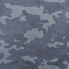 Punto di Roma Jerseystoff  Camouflage, dunkelblau anthrazit
