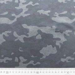 Punto di Roma Jerseystoff  Camouflage, dunkelblau anthrazit