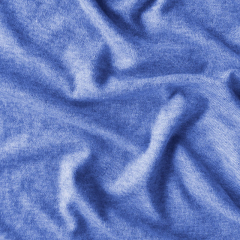 Strickstoff Glattstrick Viskose fein weich uni, kobaltblau meliert