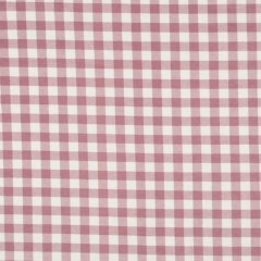 Flanellstoff Baumwollstoff Karomuster kariert, mauve wei