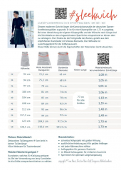 Papierschnittmuster Frau Marzi #sleekwich, Kunstlederrock in Maxilnge