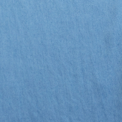 Viskose Jeanslook uni, jeansblau