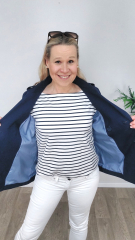 Baumwolltwill Trenchcoatstoff Jackenstoff Hosenstoff - Admiral Blue