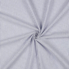 Baumwollstoff Streifen 3 mm garngefrbt, lavendel wei