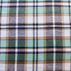 RESTST�CK 92 cm Jackenstoff Webware Karomuster kariert angeraut, dunkelblau hellgr�n wei�